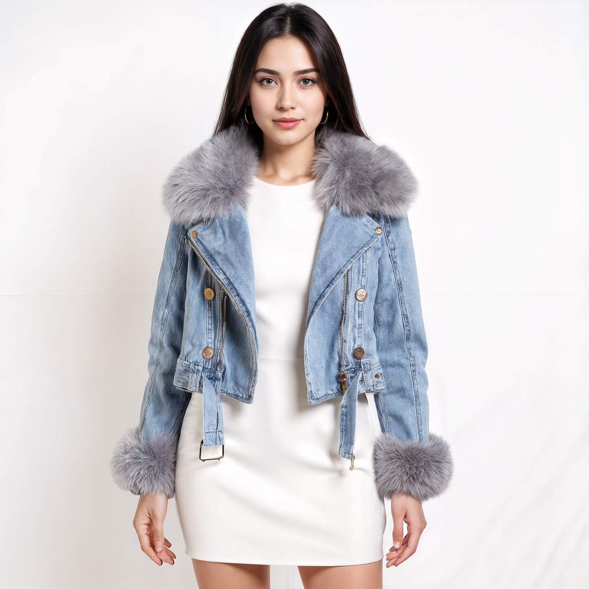 Jaqueta Jeans Feminina Solara