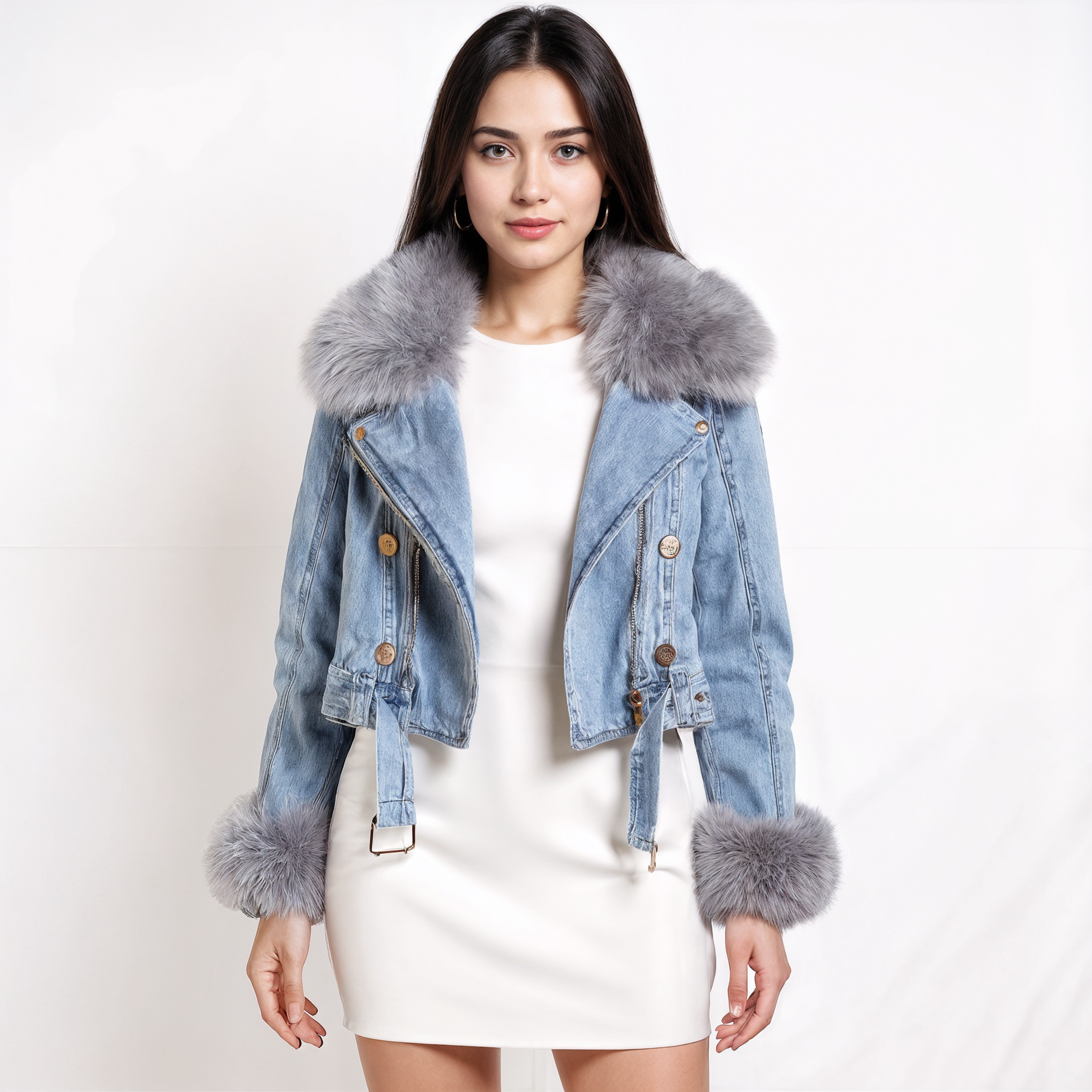 Jaqueta Jeans Feminina Solara