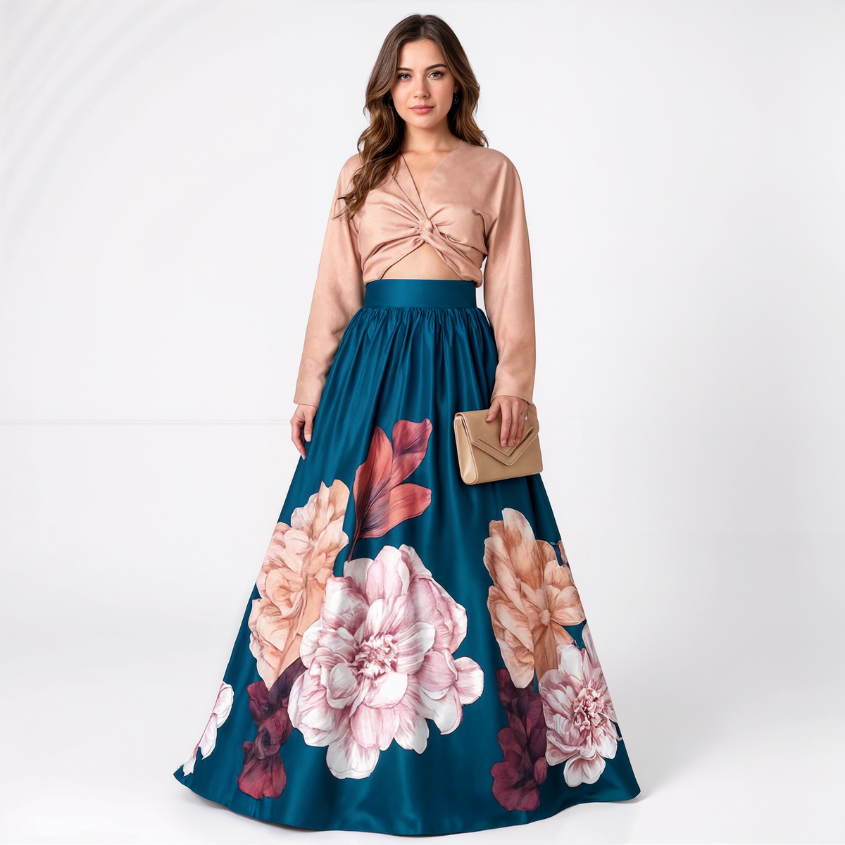 Conjunto Feminino Blusa e Saia Luna