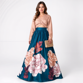 Conjunto Feminino Blusa e Saia Luna