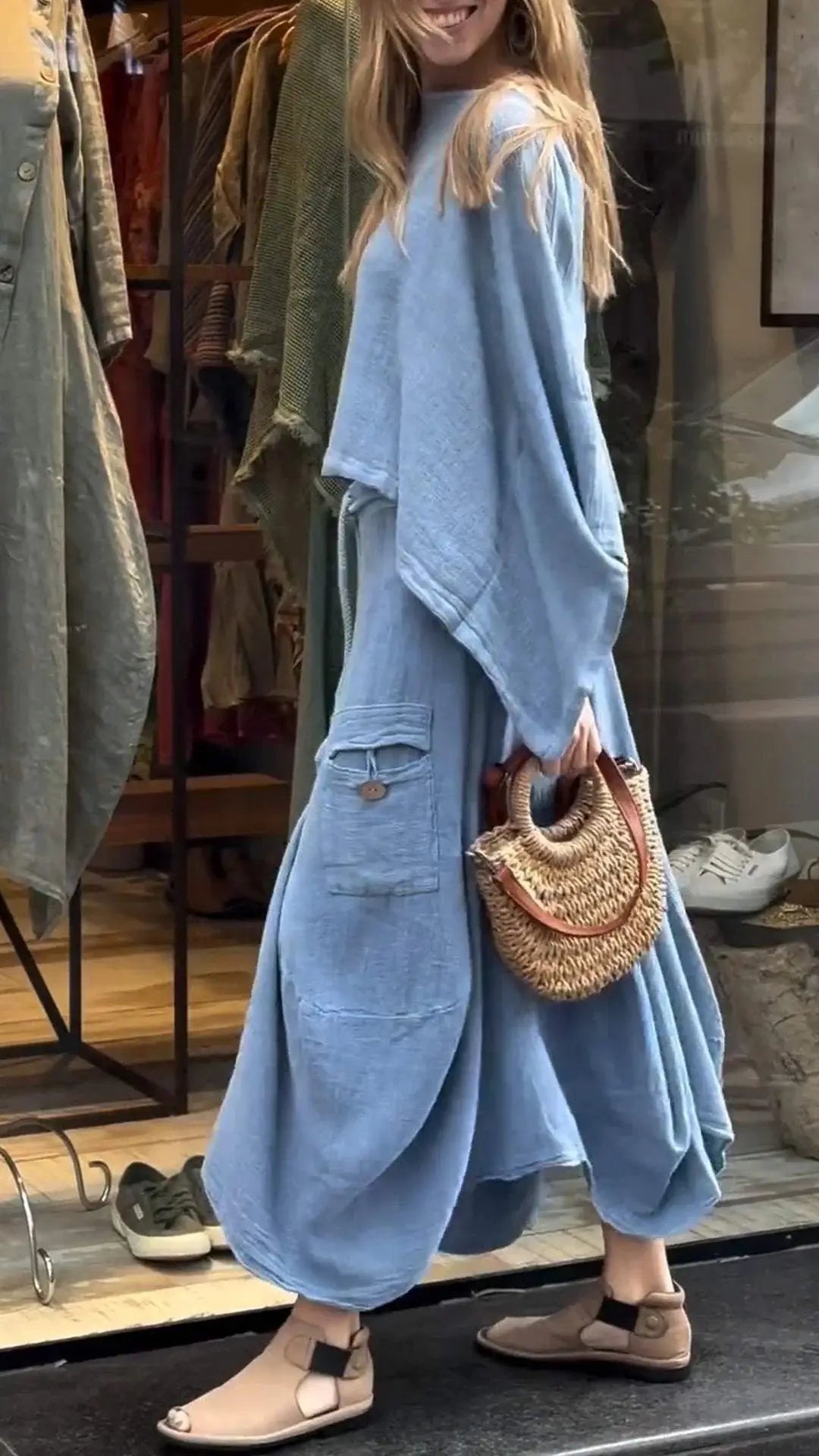 Conjunto Feminino Linho Mafalda