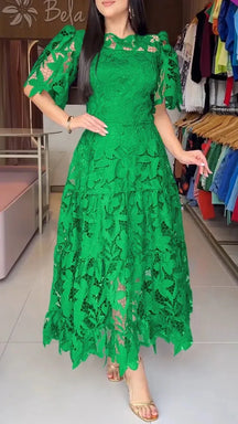 Vestido Feminino de Renda Roma