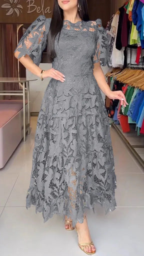 Vestido Feminino de Renda Roma