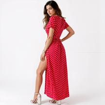 Vestido Feminino de Bolinha Annelise