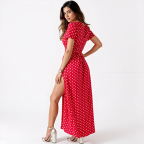 Vestido Feminino de Bolinha Annelise