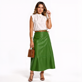 Conjunto Feminino Saia e Blusa Taormina