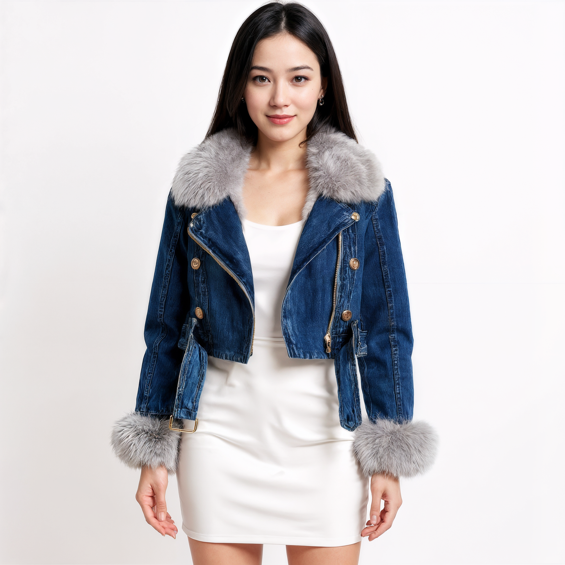 Jaqueta Jeans Feminina Solara