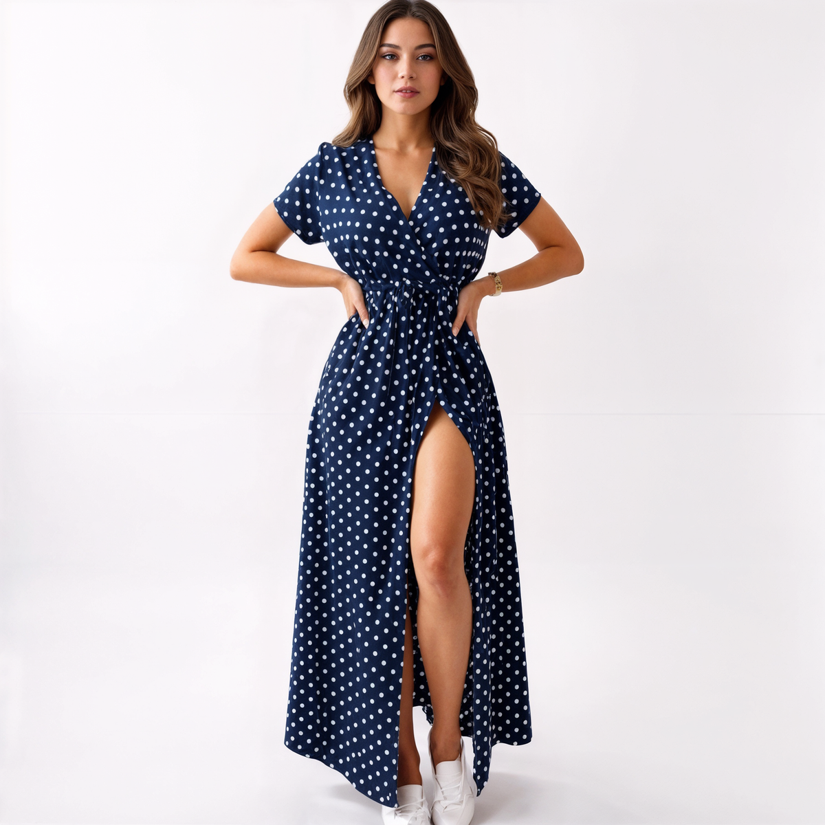 Vestido Feminino de Bolinha Annelise