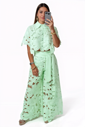 Conjunto Feminino de Renda Inês