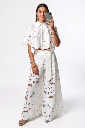 Conjunto Feminino de Renda Inês